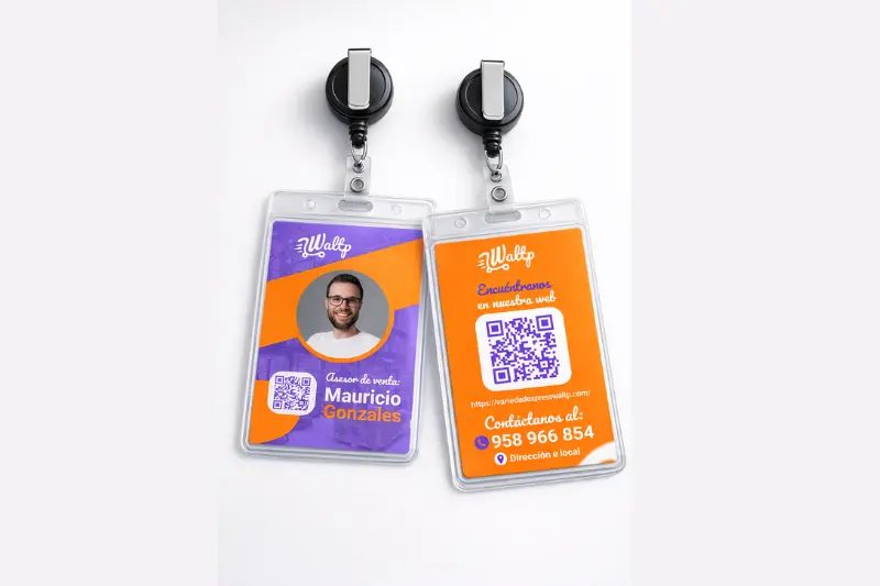 Aplicación de logo Waltp — sistema de marca